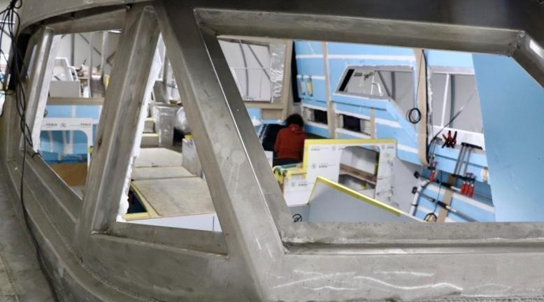 Agencement intérieur en cours