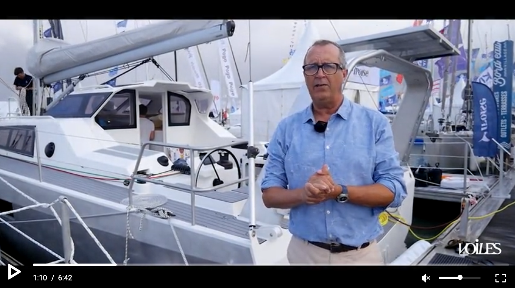 Vidéo du Grand pavois 2023 pour montrer les nouveaux voiliers