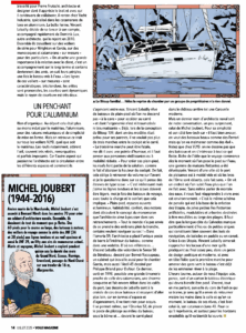 suite de l'article sur l'architecte naval Vincent Lebailly dans Voiles Magazine