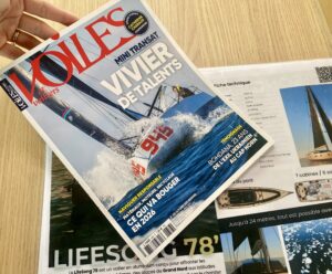 Magazine Voiles et voiliers où l'on parle du chantier